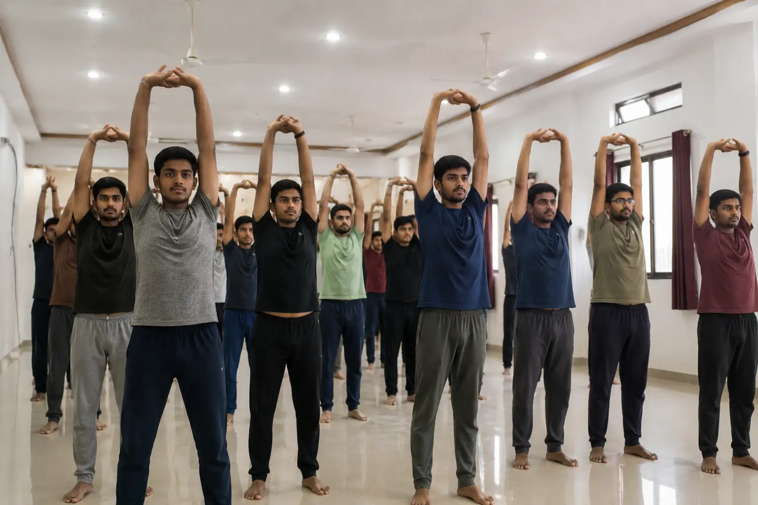 Group wellness session at Safal Jiven Jyoti